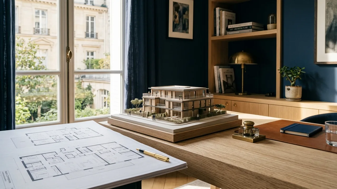 Plans and model of a new-build development for a wealth-building investment