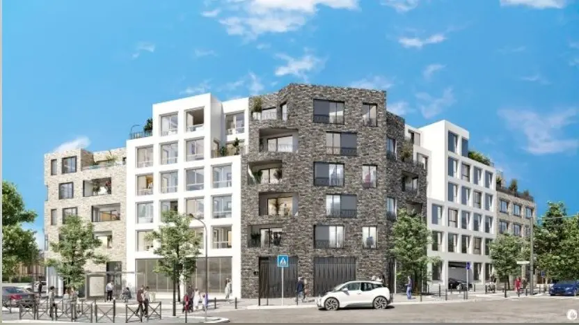 109 PARIS à Épinay-sur-Seine — vue du programme neuf
