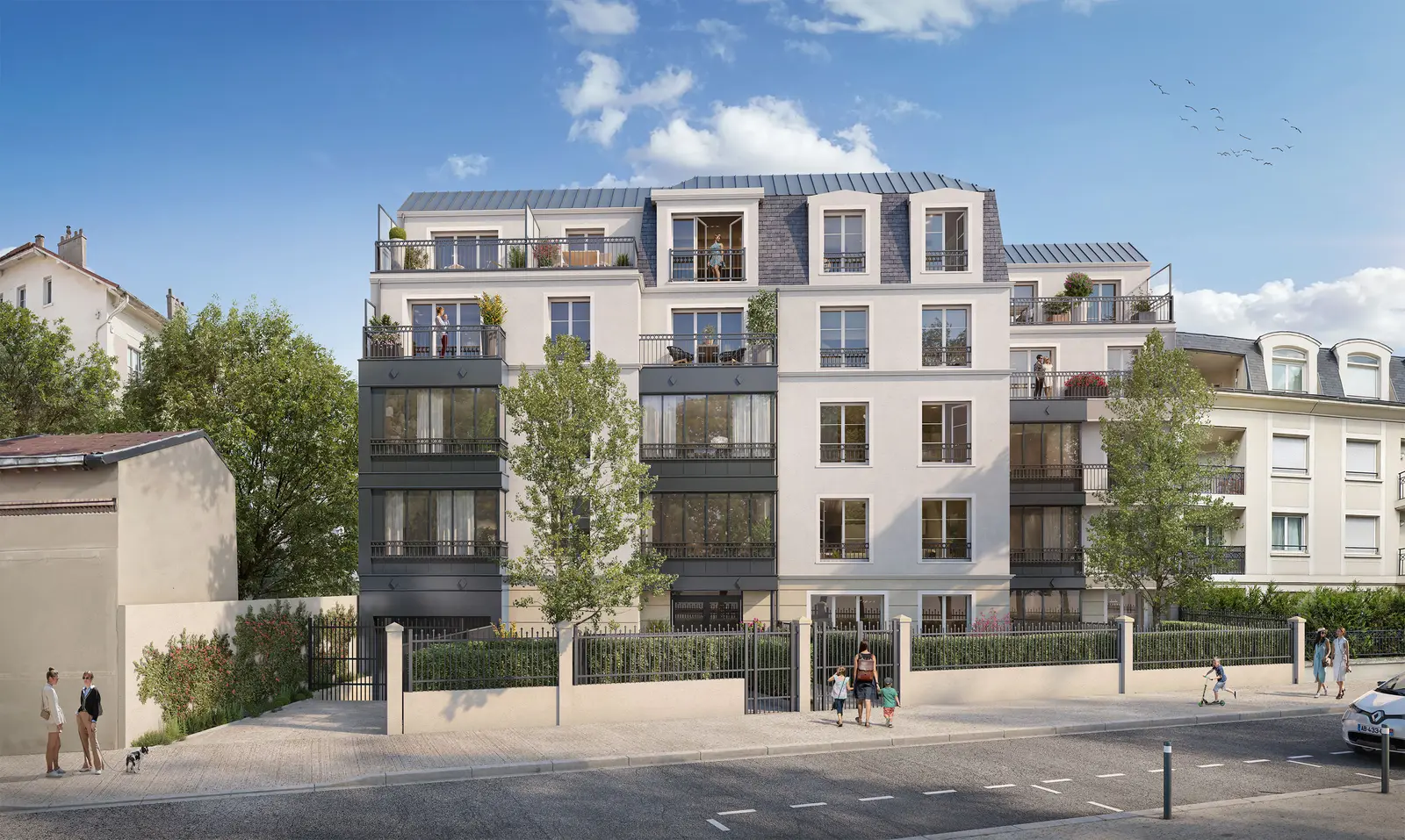144 Eiffel à Montmorency — vue du programme neuf