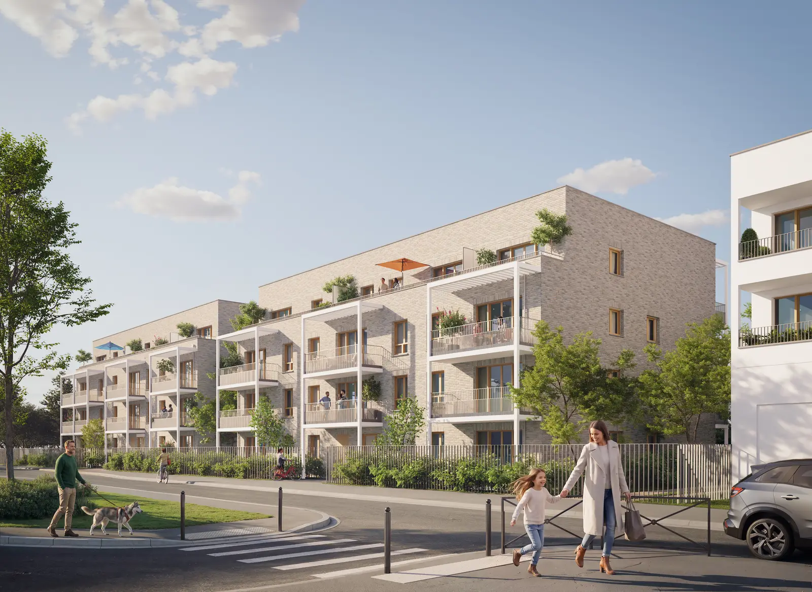 65 Coeuilly, beeld van het programma te Chennevières-sur-Marne