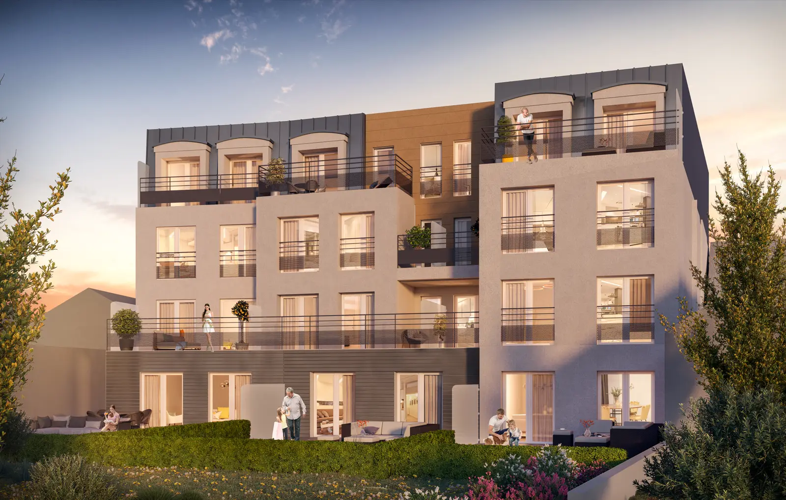 81 FOCH à Neuilly-Plaisance — vue du programme neuf