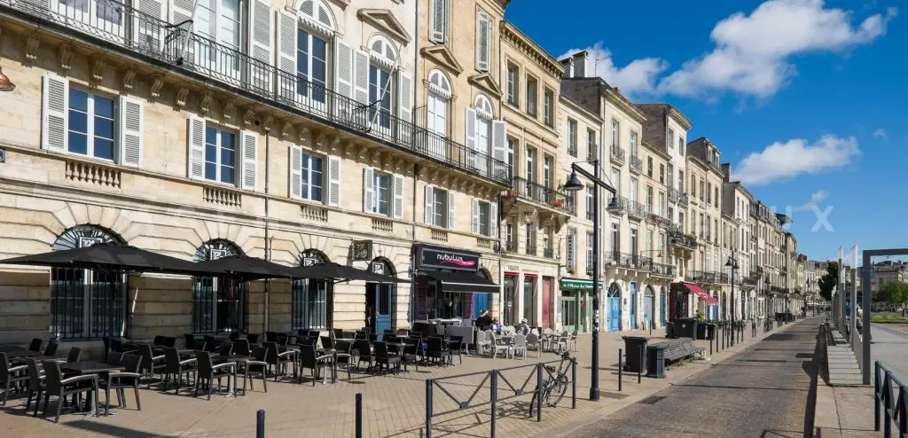 82 Quai des Chartrons à Bordeaux — vue du programme neuf