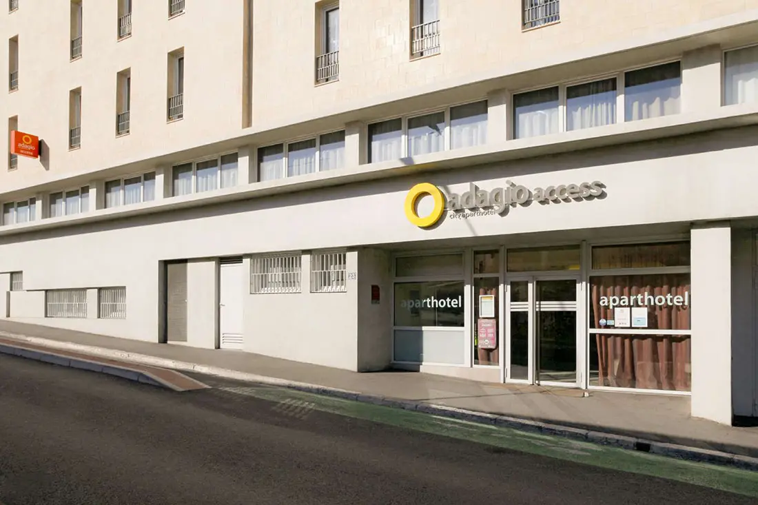 Adagio Marseille Saint Charles — vue du programme neuf