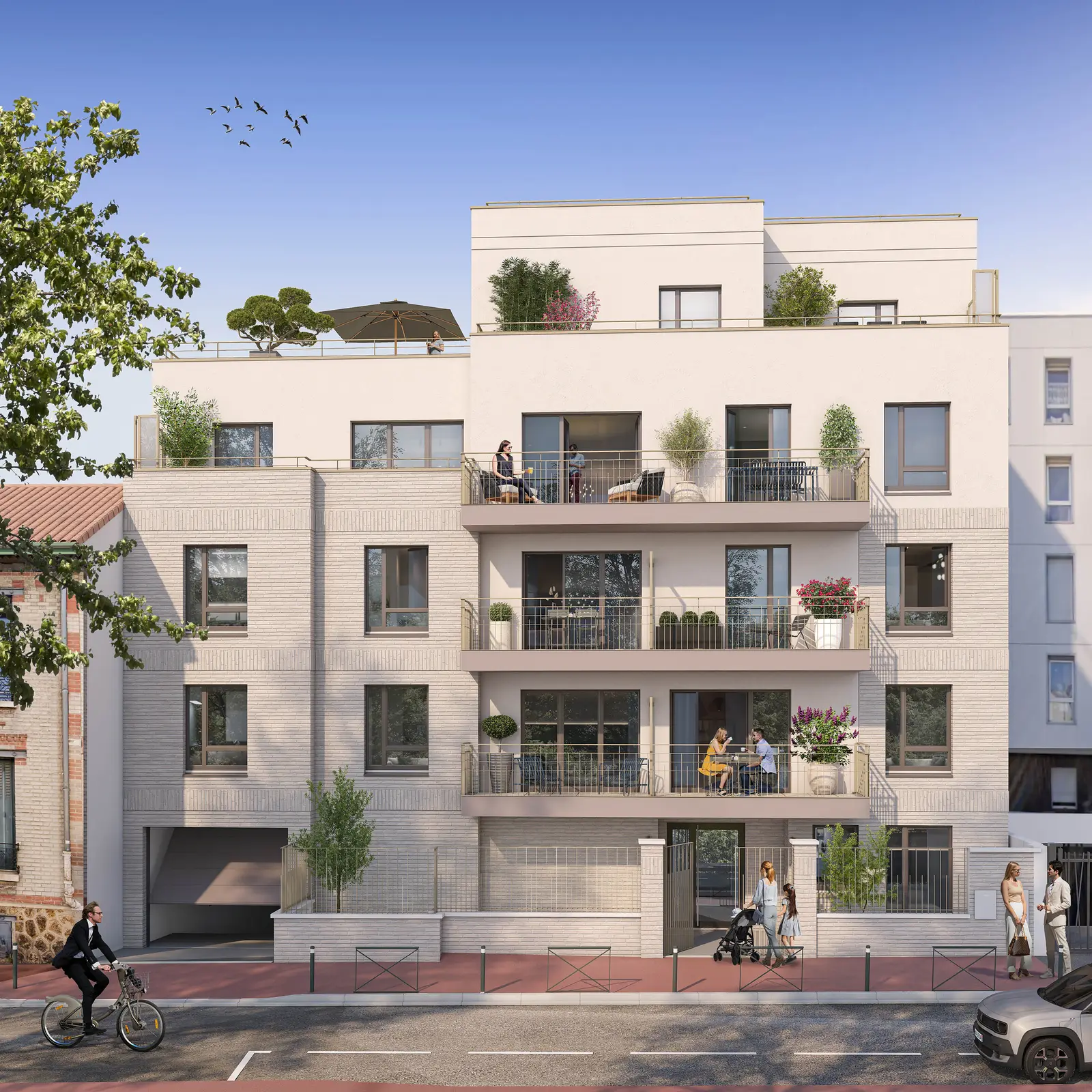 Alba, development visual in Vanves