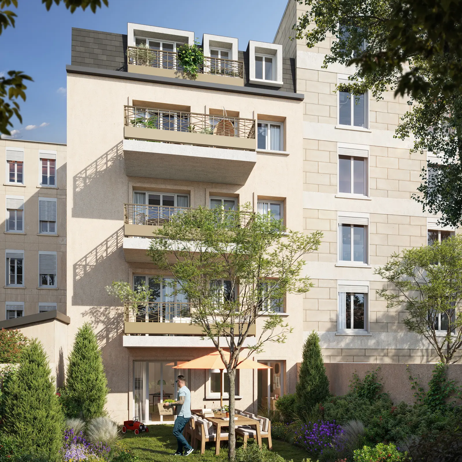 Alcôve à Vincennes — vue du programme neuf