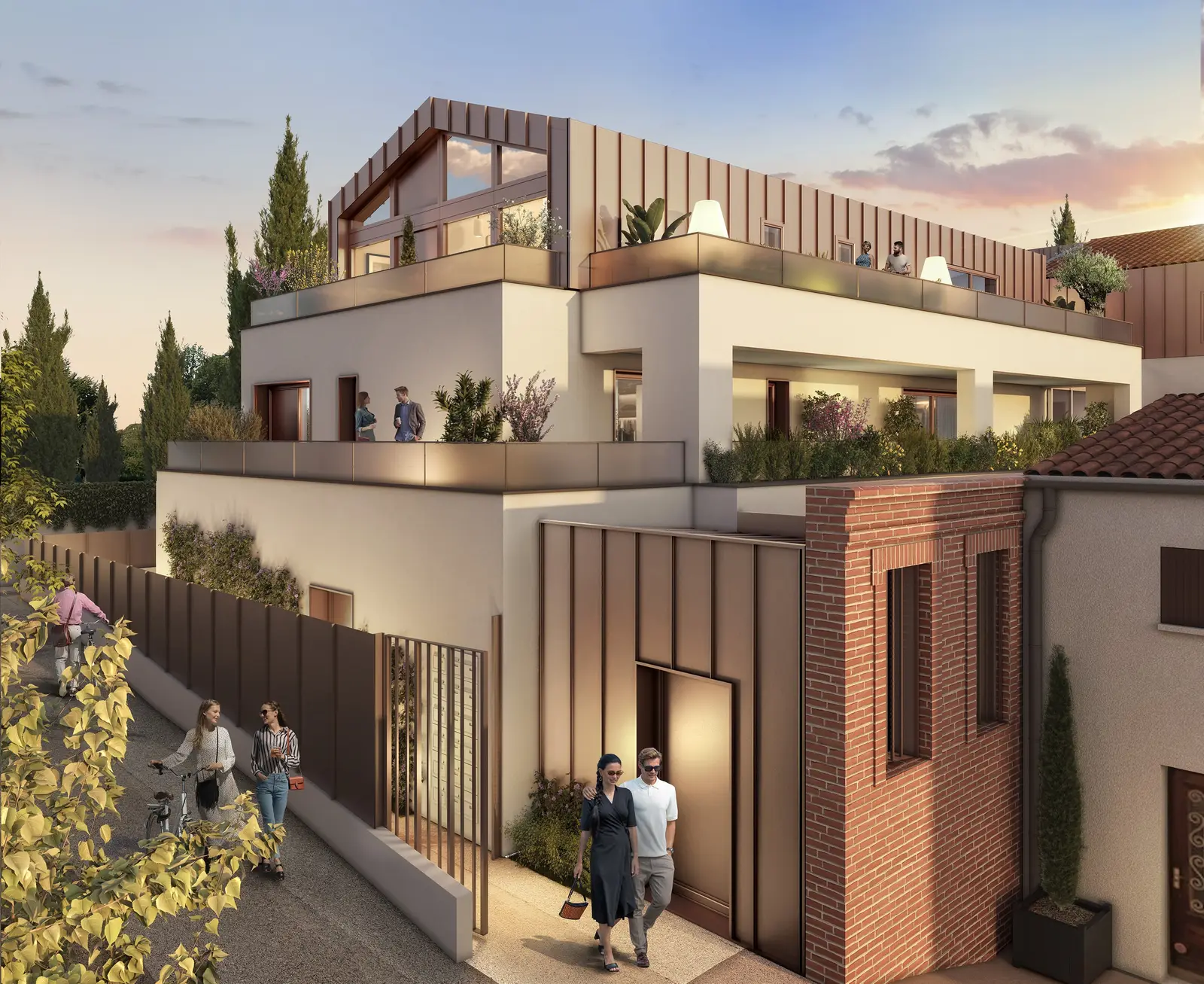 Allée Gloria, development visual in Toulouse