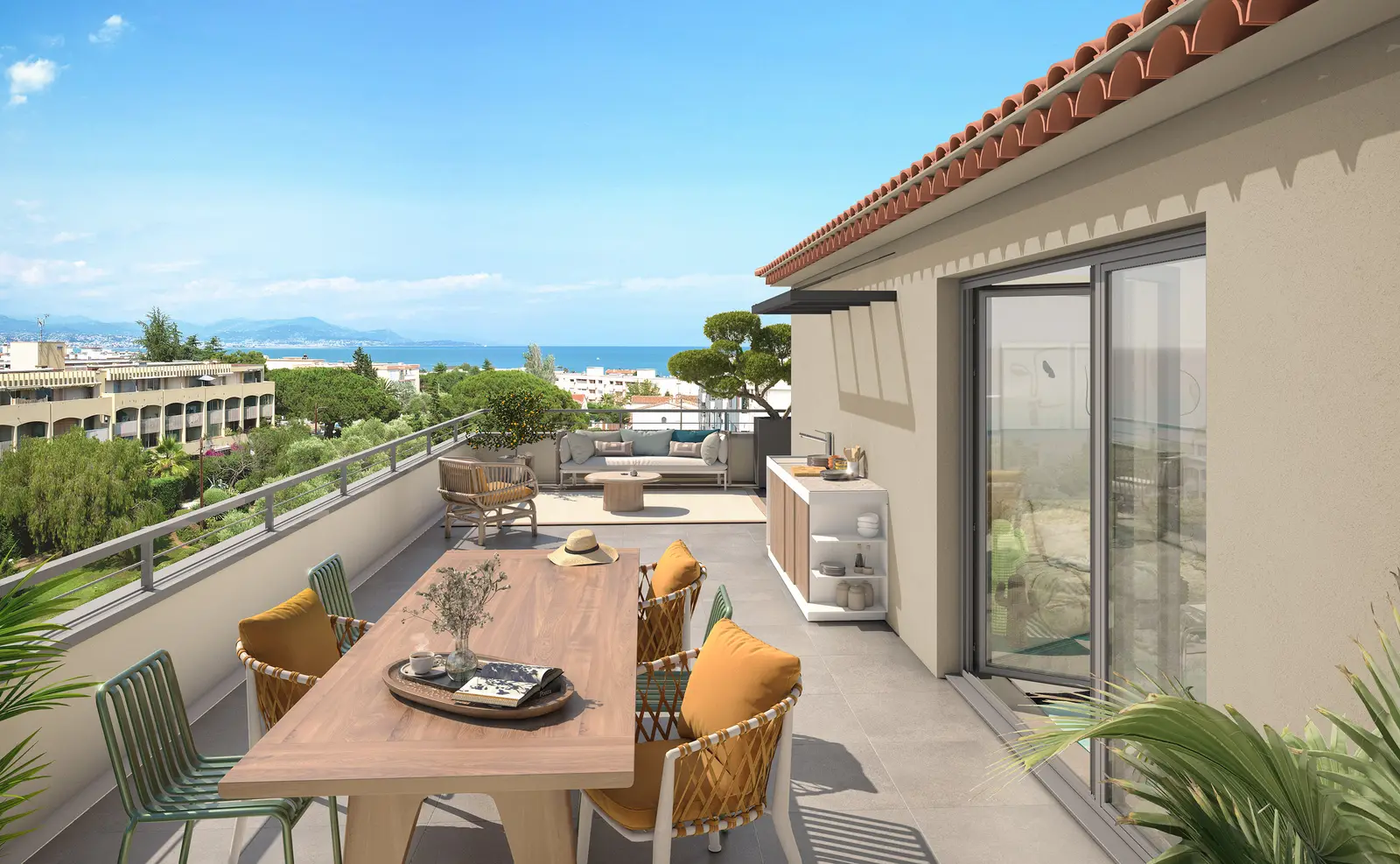 Angelina à Antibes — vue du programme neuf