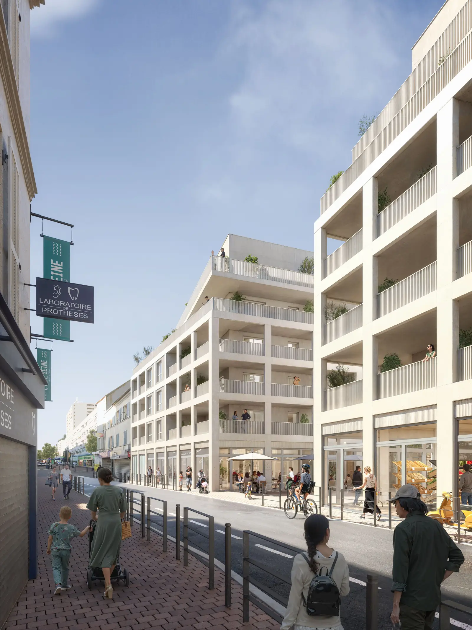 Argenteuil Laugier — vue du programme neuf