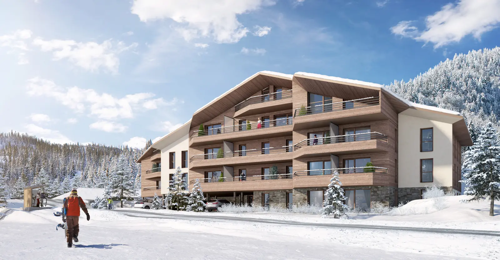Art'Mony à Châtel — vue du programme neuf