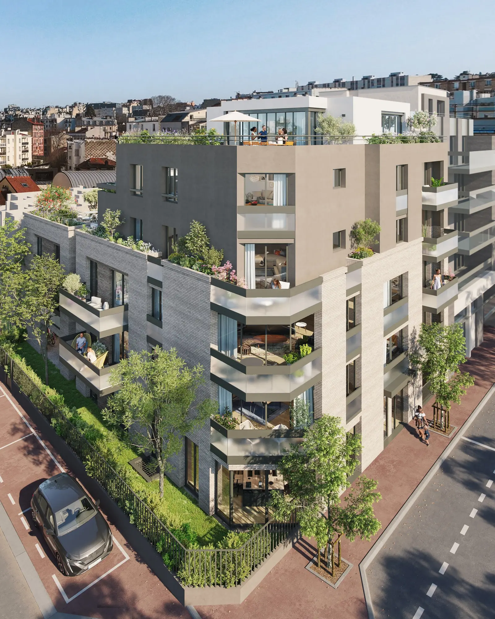 AXOMA à Issy-les-Moulineaux — vue du programme neuf