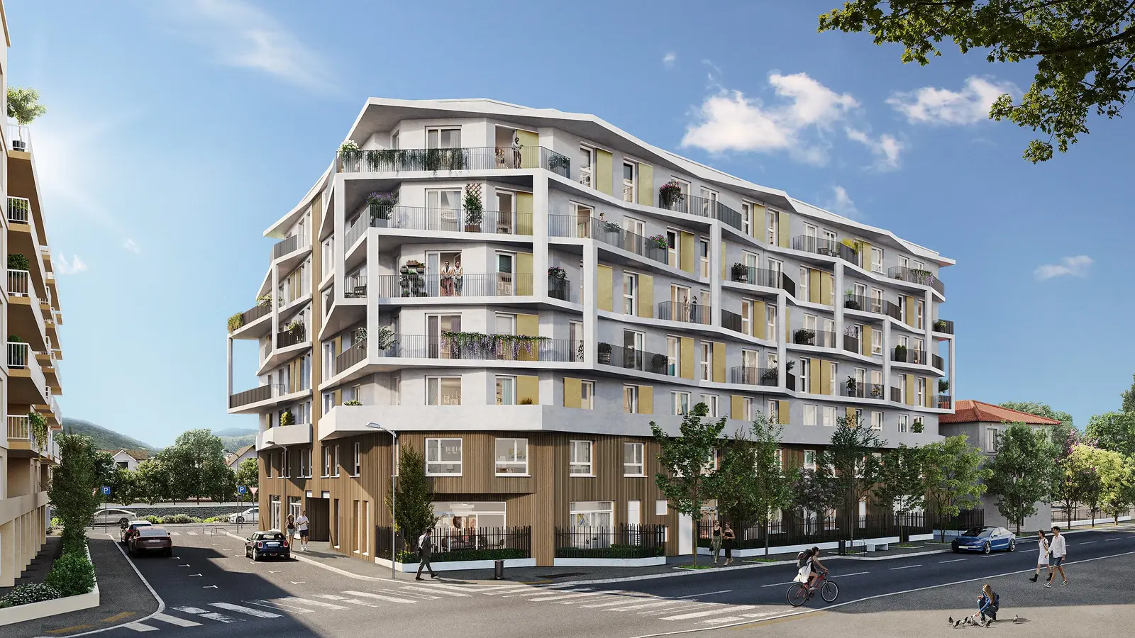 AZUR CAMPUS à Nice — vue du programme neuf