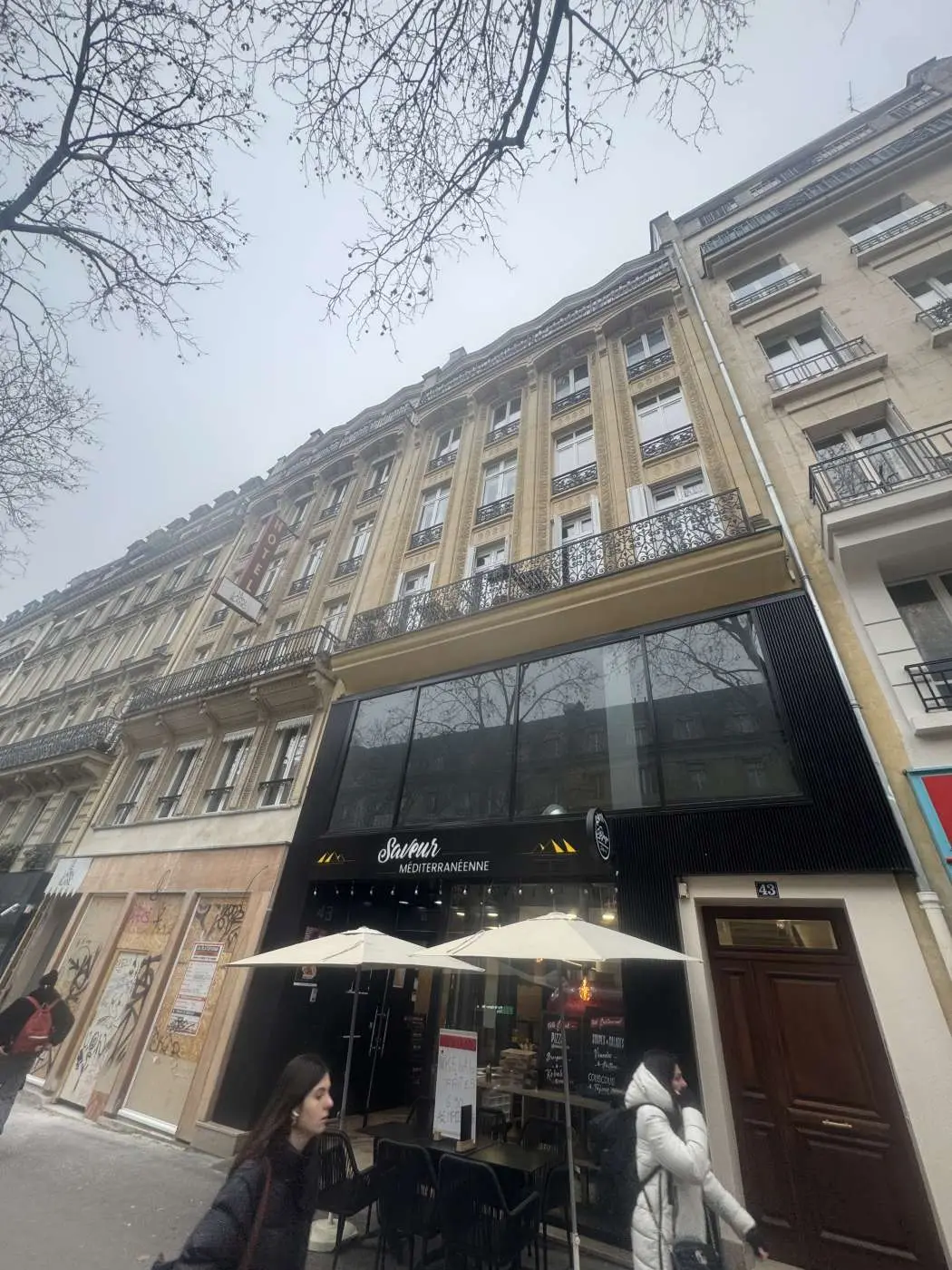 Bd Saint Michel à Paris — vue du programme neuf