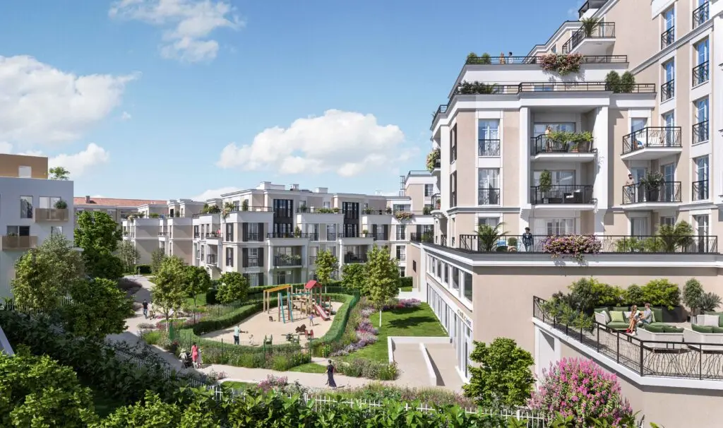 Beauparc, development visual in Bezons
