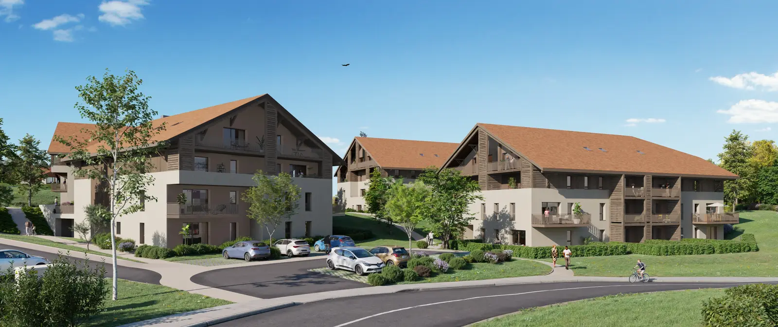 Bellevue à Saint-Paul-en-Chablais — vue du programme neuf