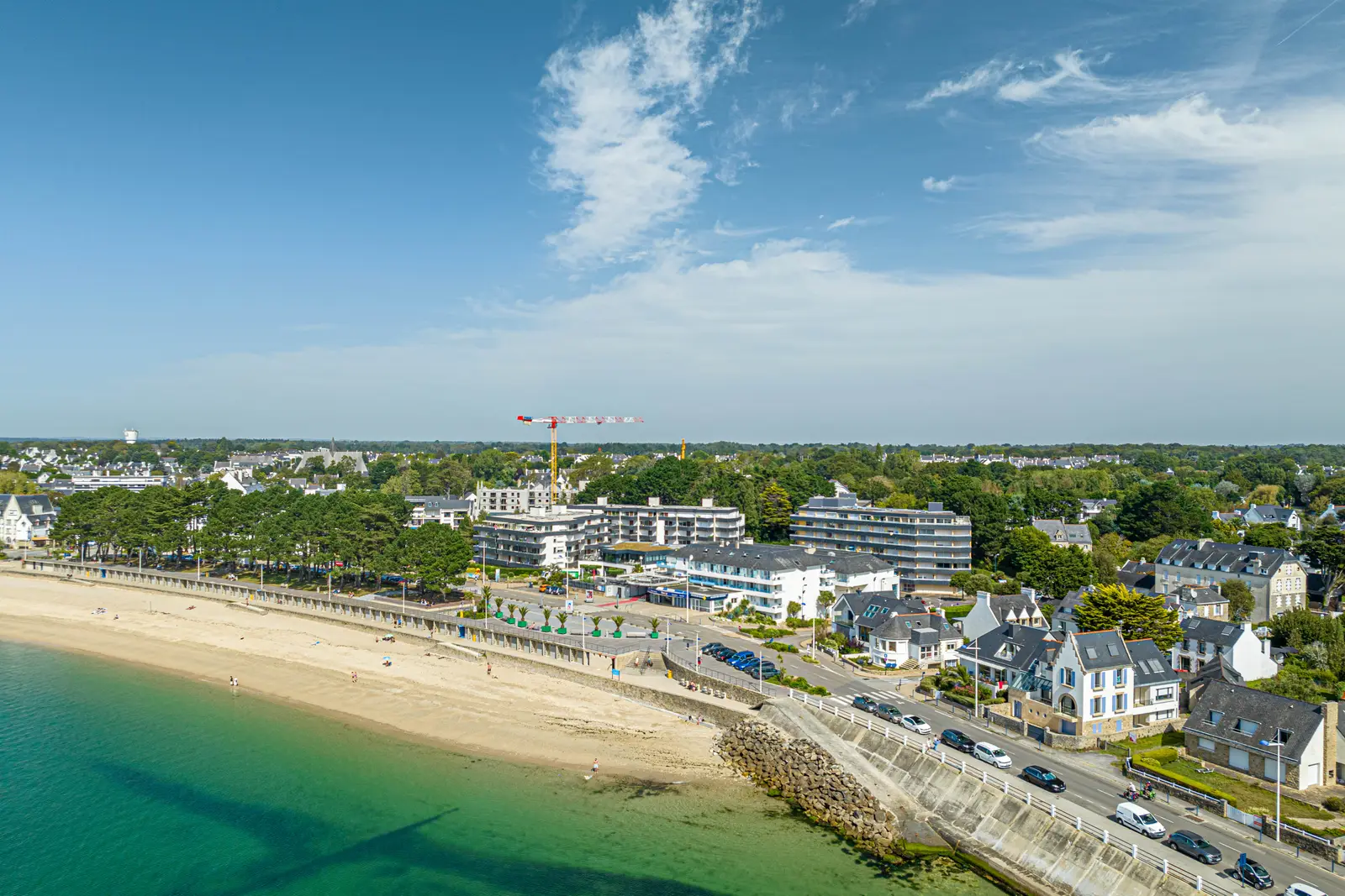 Bénodet - La Corniche de la Plage — vue du programme neuf