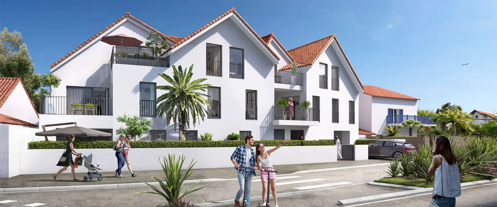 BO RIVAGE à Biarritz — vue du programme neuf