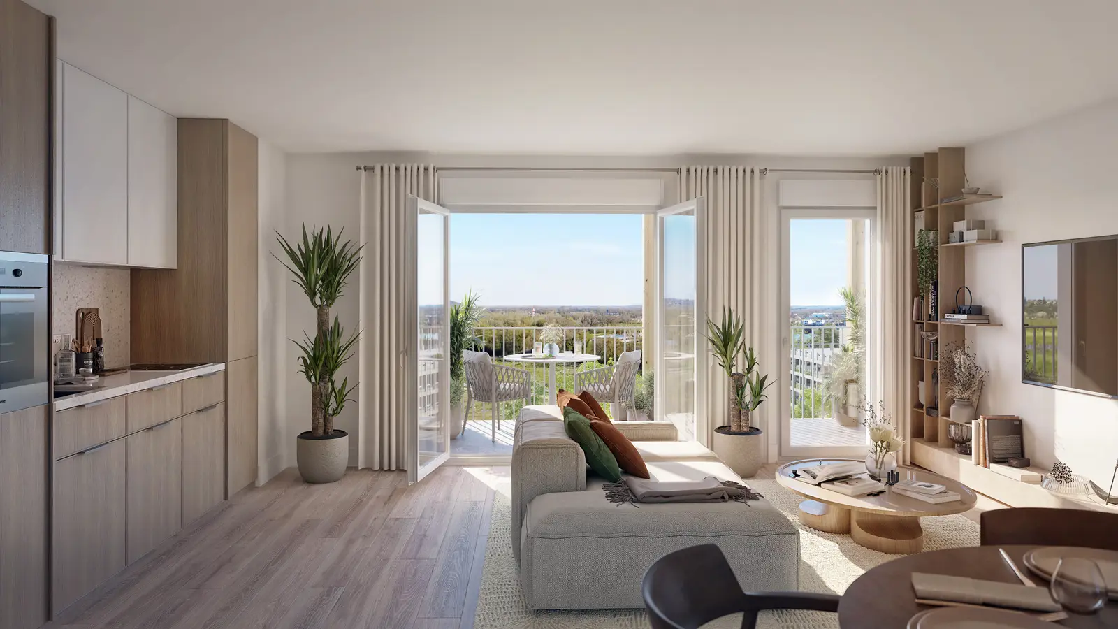 Boscaïa - Domaine de Geneste à Villenave-d'Ornon — vue du programme neuf