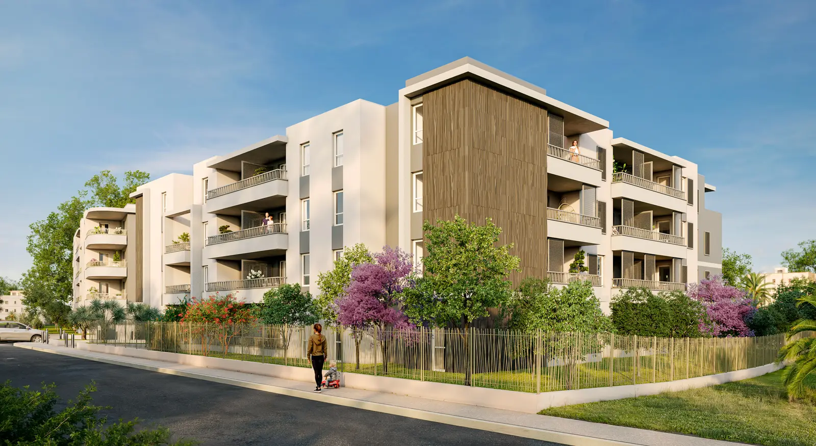 CŒUR D'AZUR à Cagnes-sur-Mer — vue du programme neuf