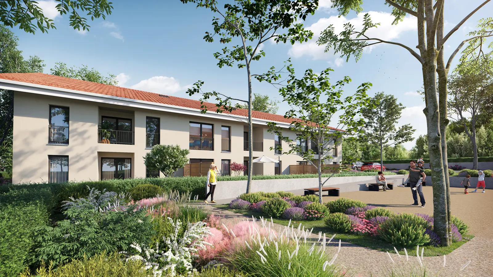 CŒUR VILLAGE à Brenthonne — vue du programme neuf