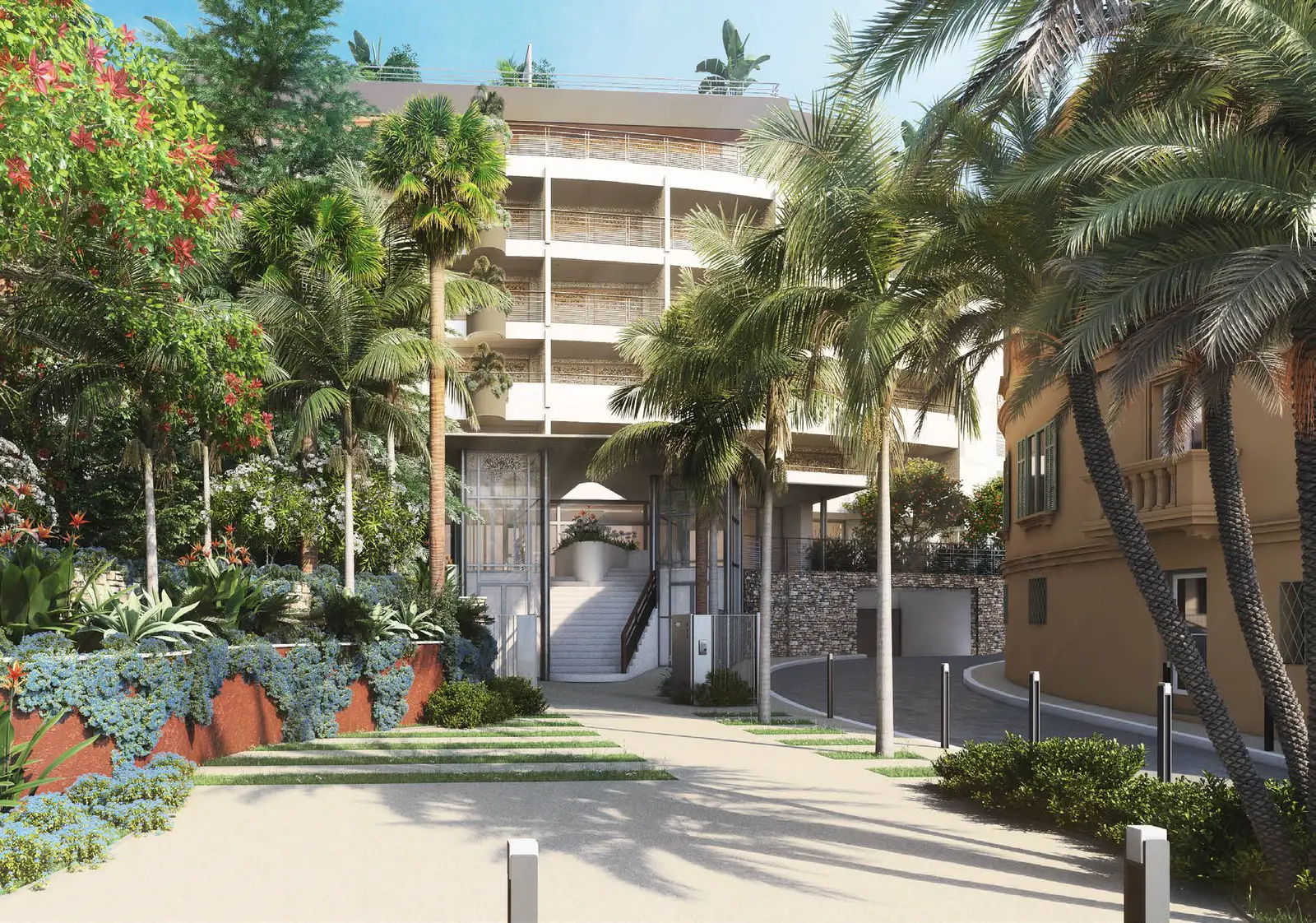 CANNES - 14 rue Edith Cavell — vue du programme neuf