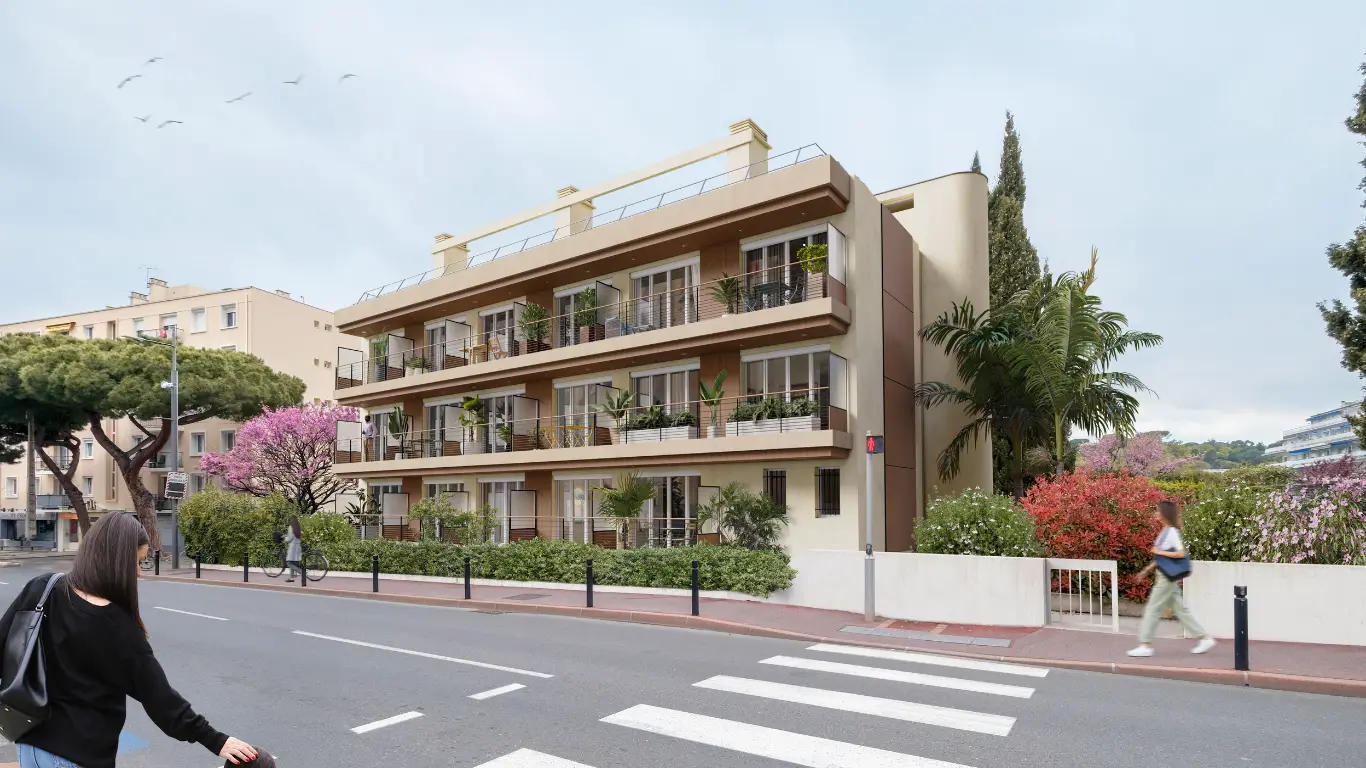 CANNES : Villa Azur — vue du programme neuf