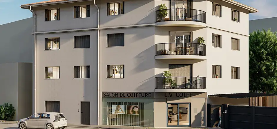 CARRE ANDELYS à Villeurbanne — vue du programme neuf
