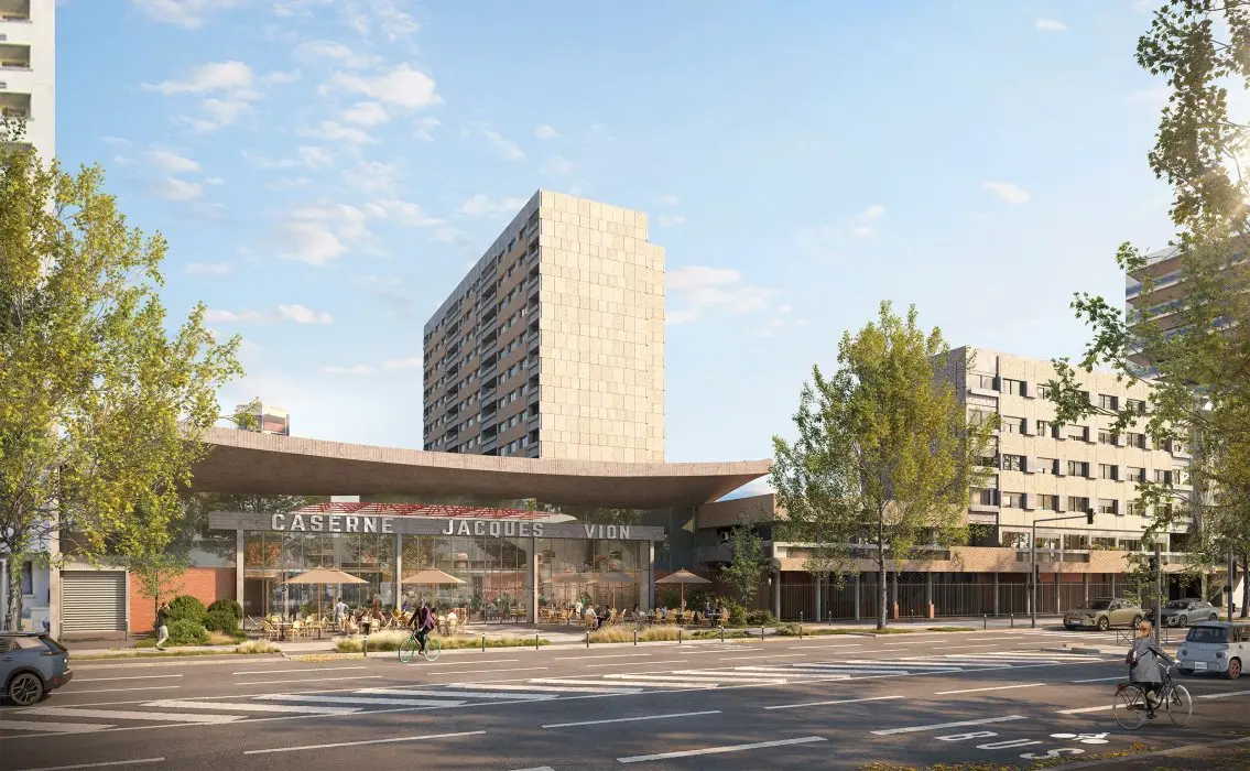 Caserne Jacques Vion, imagem do programa em Toulouse