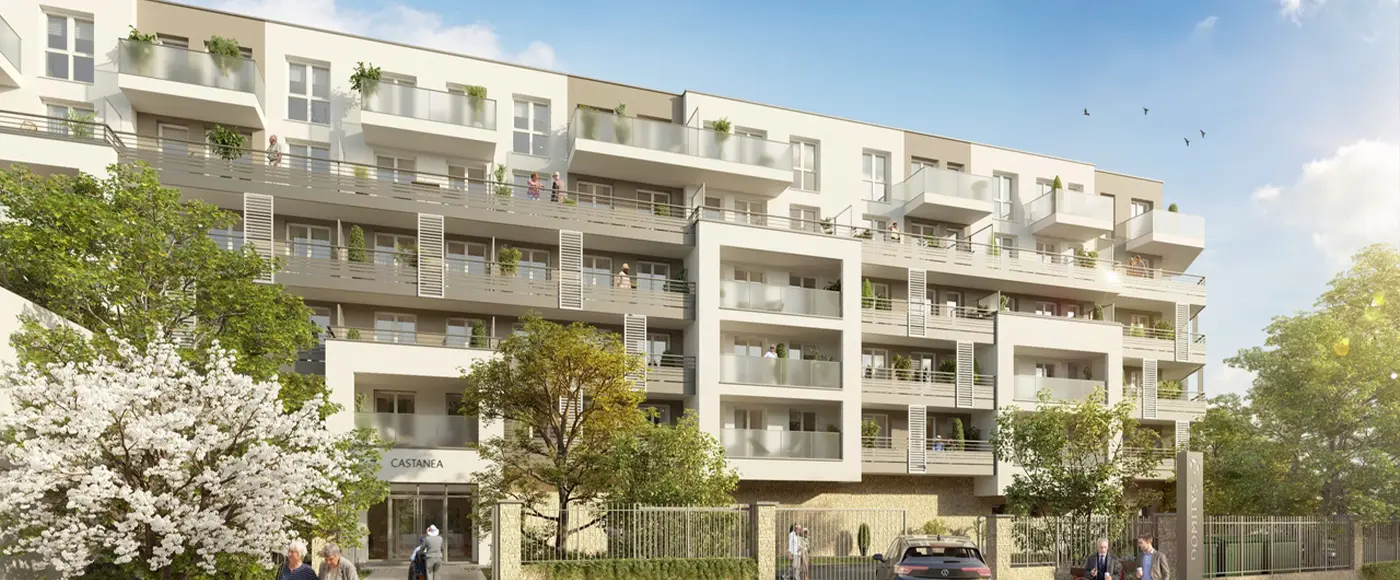 Castanea à Bouffémont — vue du programme neuf