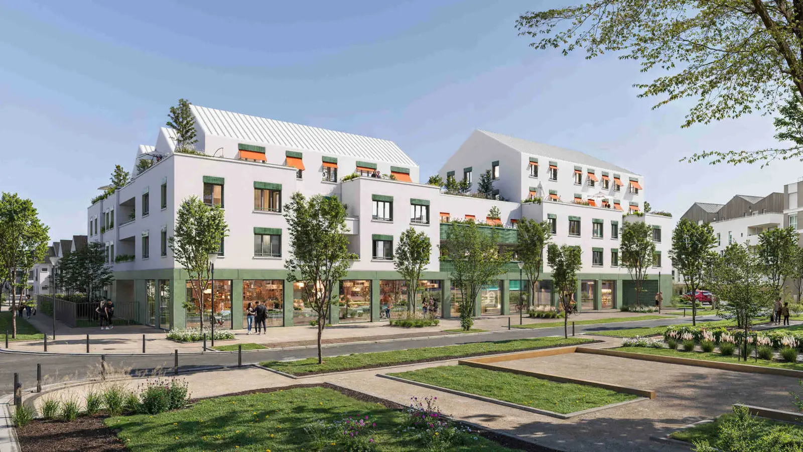 Chromatic à Melun — vue du programme neuf