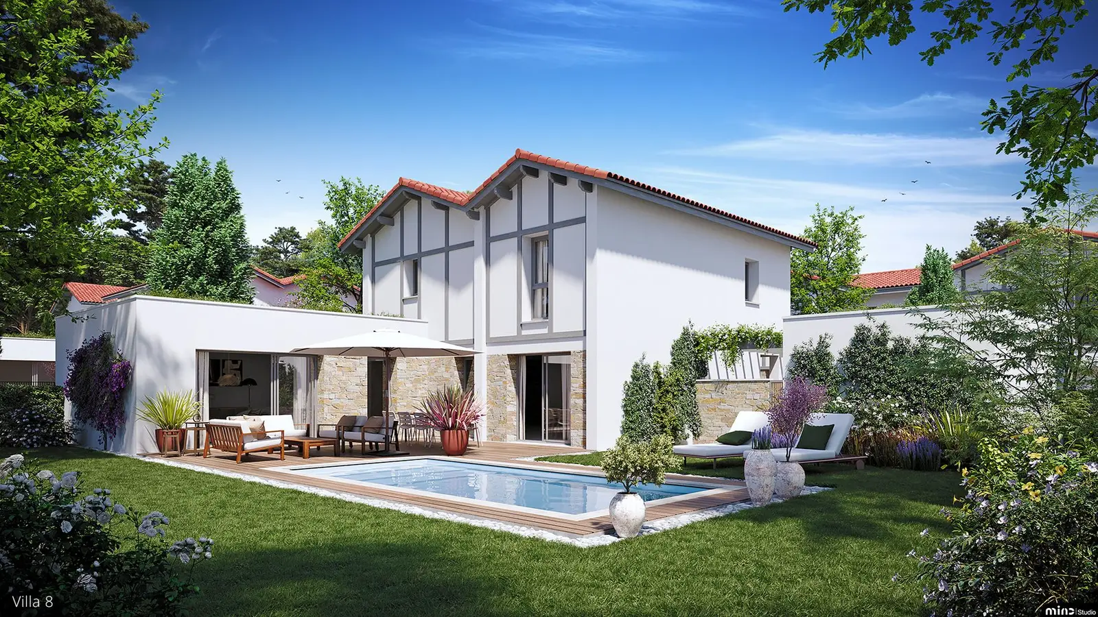 CLOS BELHARRA à Anglet — vue du programme neuf