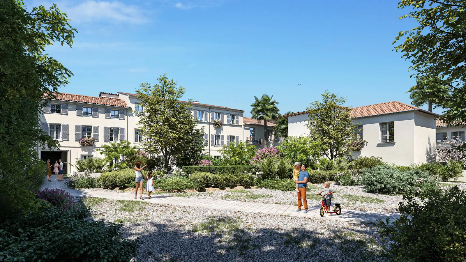 CLOS DE LA MERCI à Montpellier — vue du programme neuf