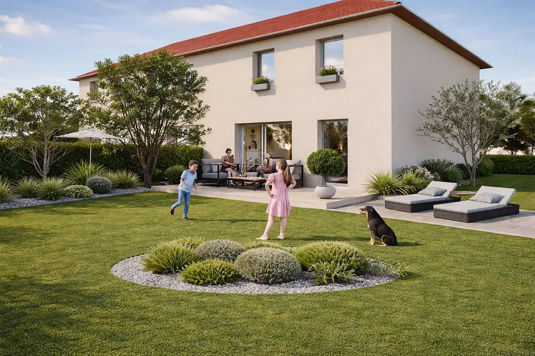 CLOS JACQUET - MAISONS – Tranche 01581, beeld van het programma te Savigneux