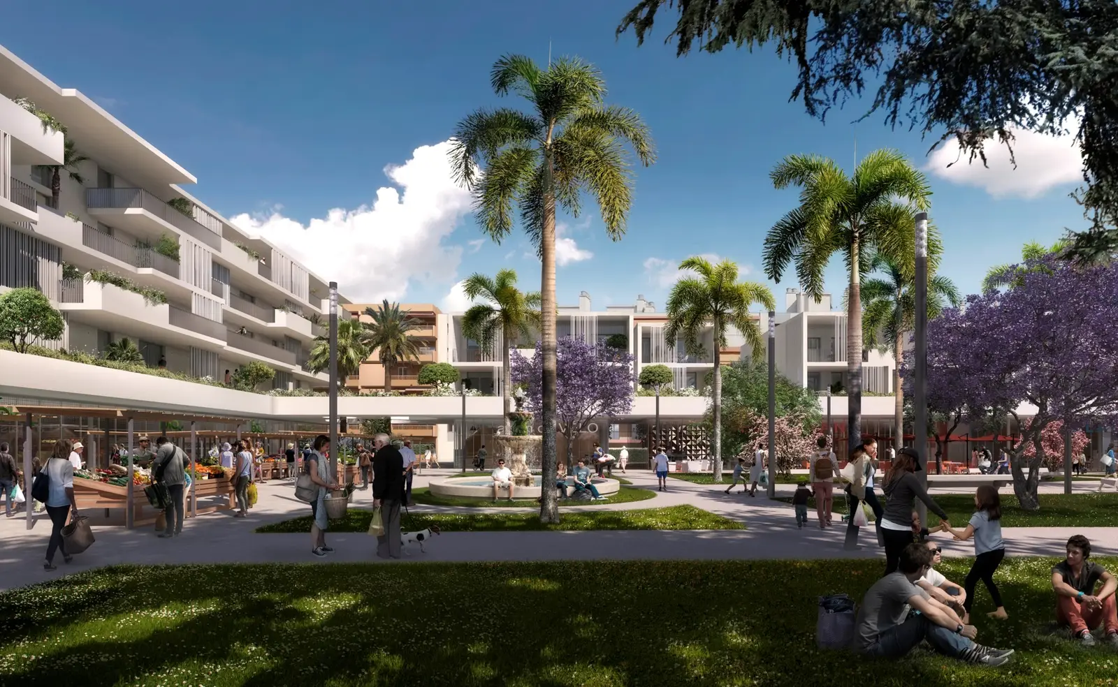 COEUR AURIELA à Saint-Laurent-du-Var — vue du programme neuf