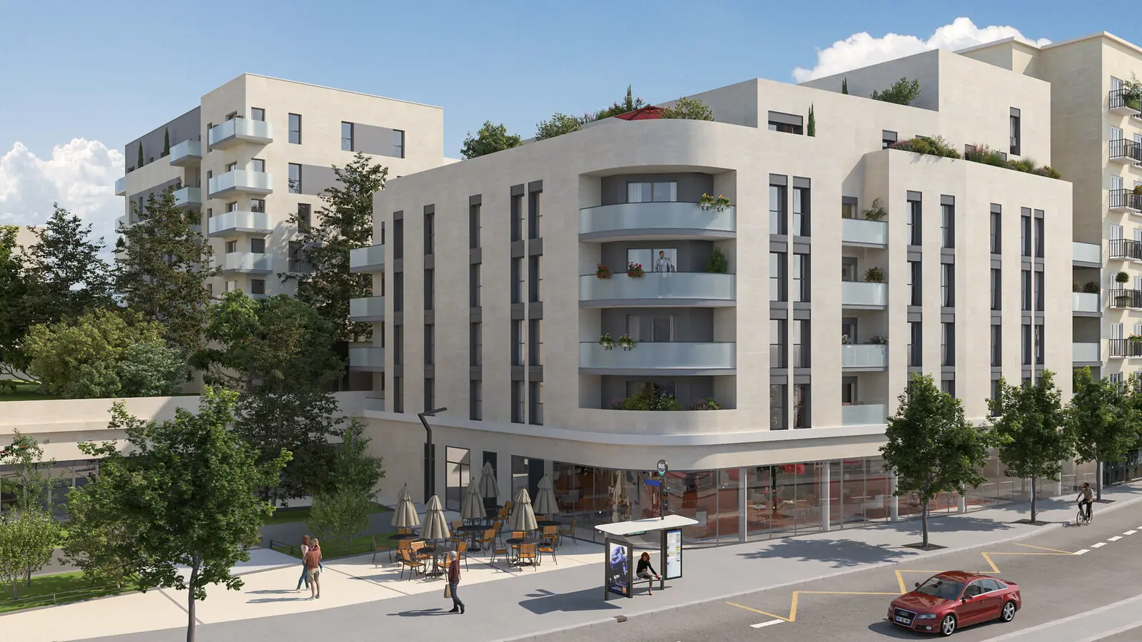 Coeur Champigny à CHAMPIGNY-SUR-MARNE — vue du programme neuf