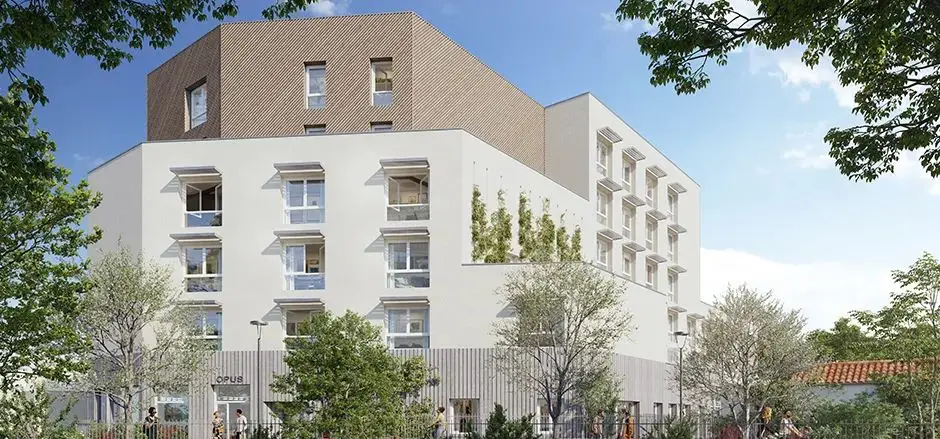 Nieuwbouwproject in Colombes, beeld van het programma te Colombes