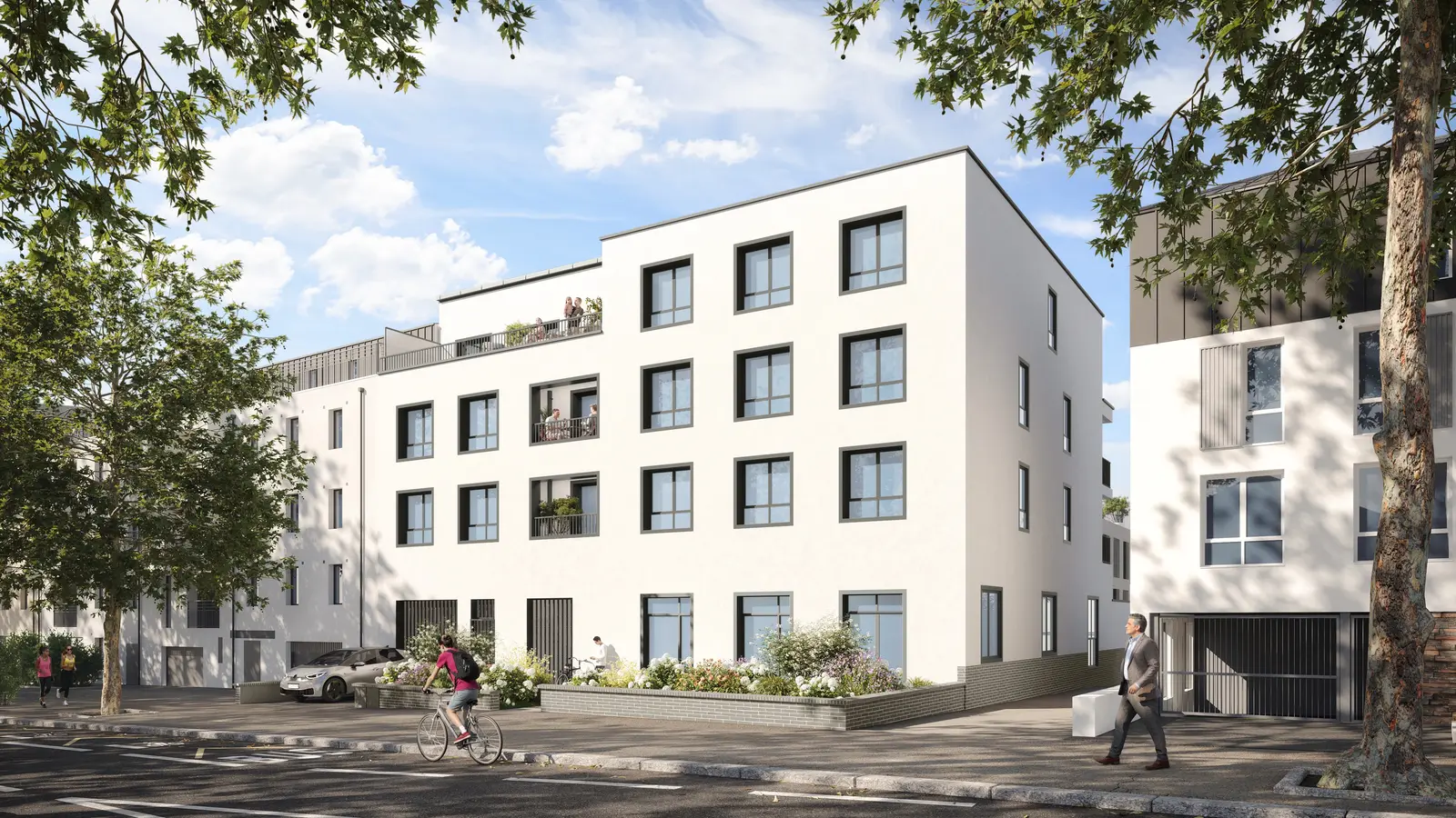 COSYTIM - NANTES - PARC DE PROCÉ — vue du programme neuf