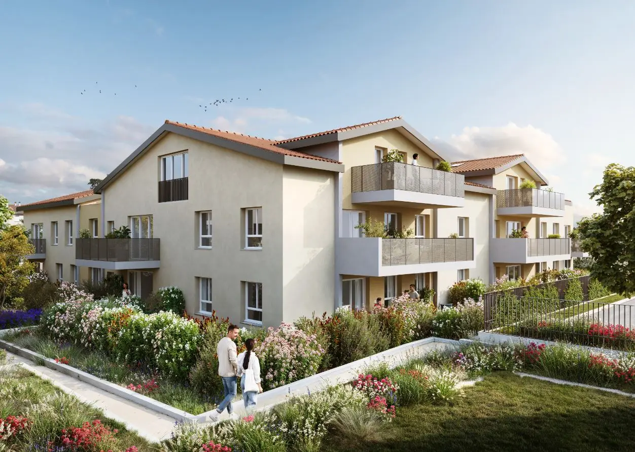 Côté Centre à Saint-Bonnet-de-Mure — vue du programme neuf