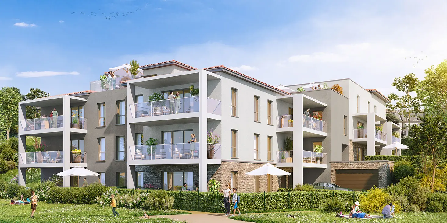Cottage, development visual in Saint-Galmier