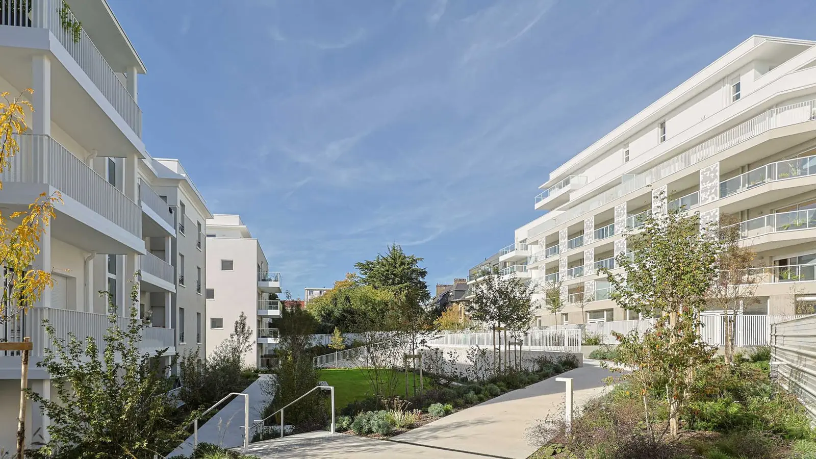 Cour Monselet à NANTES — vue du programme neuf
