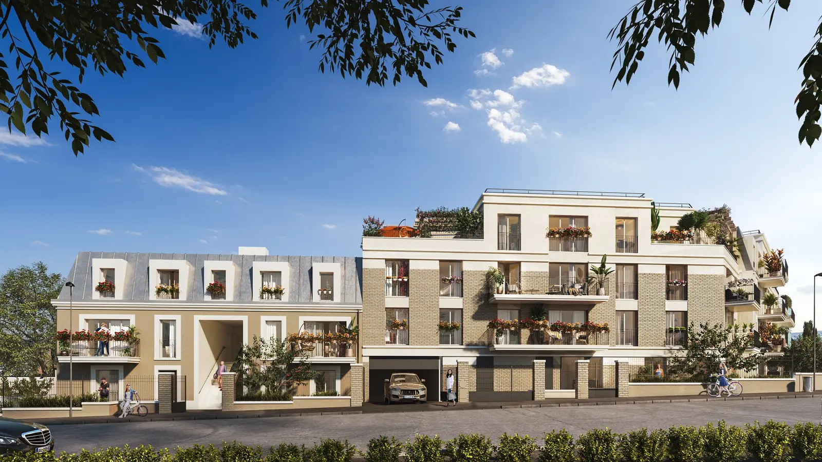 DOMAINE 14 à Neuilly-Plaisance — vue du programme neuf