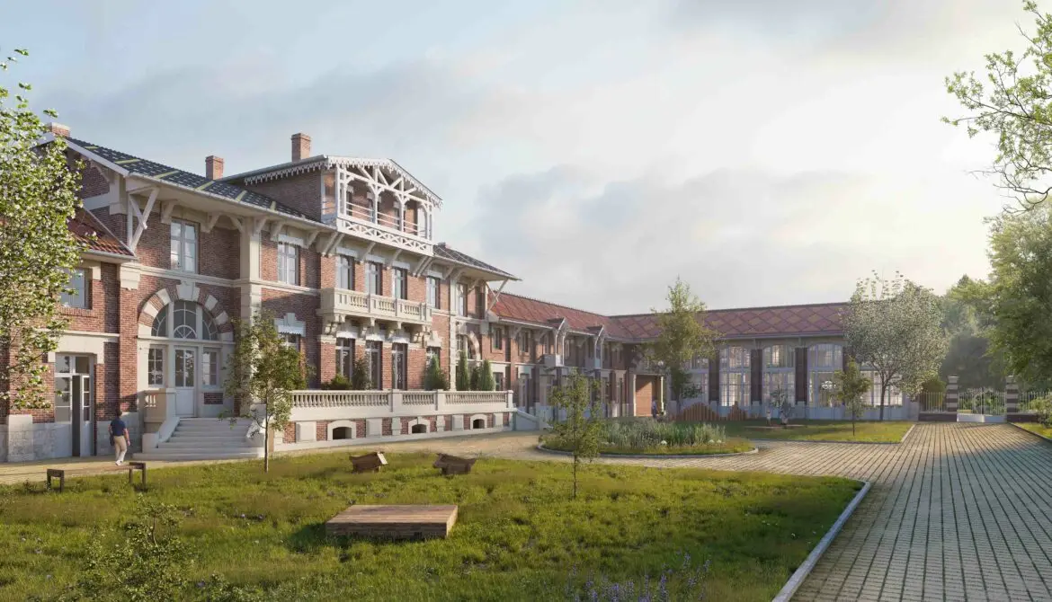 DOMAINE D'ASSIGNIES à Mérignies — vue du programme neuf