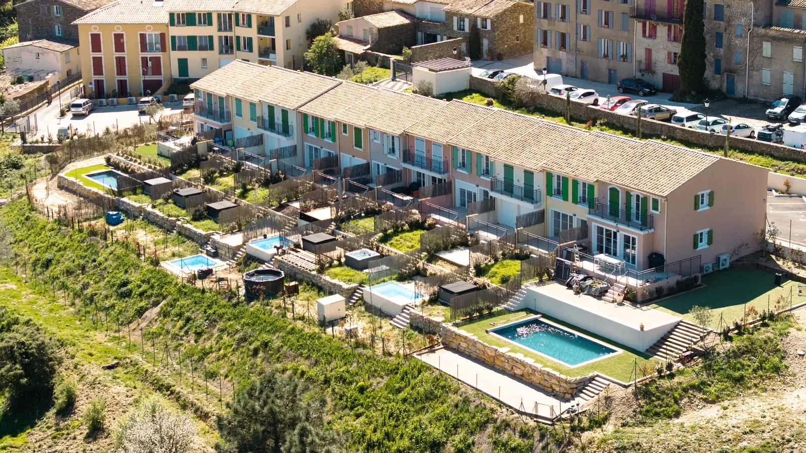 Domaine de la Calade à La Garde-Freinet — vue du programme neuf