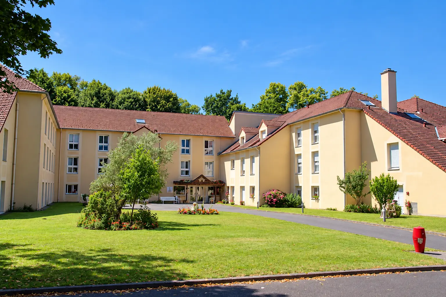 Domaine de la Chalouette, beeld van het programma te Morigny-Champigny