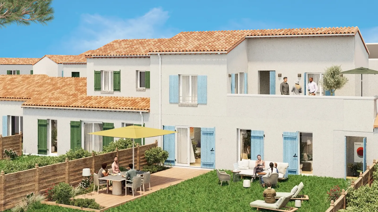 Domaine de la Claircière à Saint-Pierre-d'Oléron — vue du programme neuf
