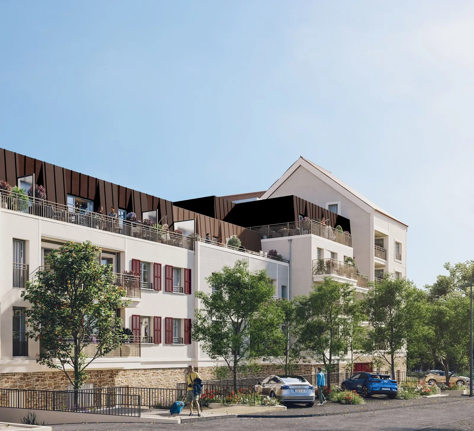 Domaine de la Tour à Montlhéry — vue du programme neuf