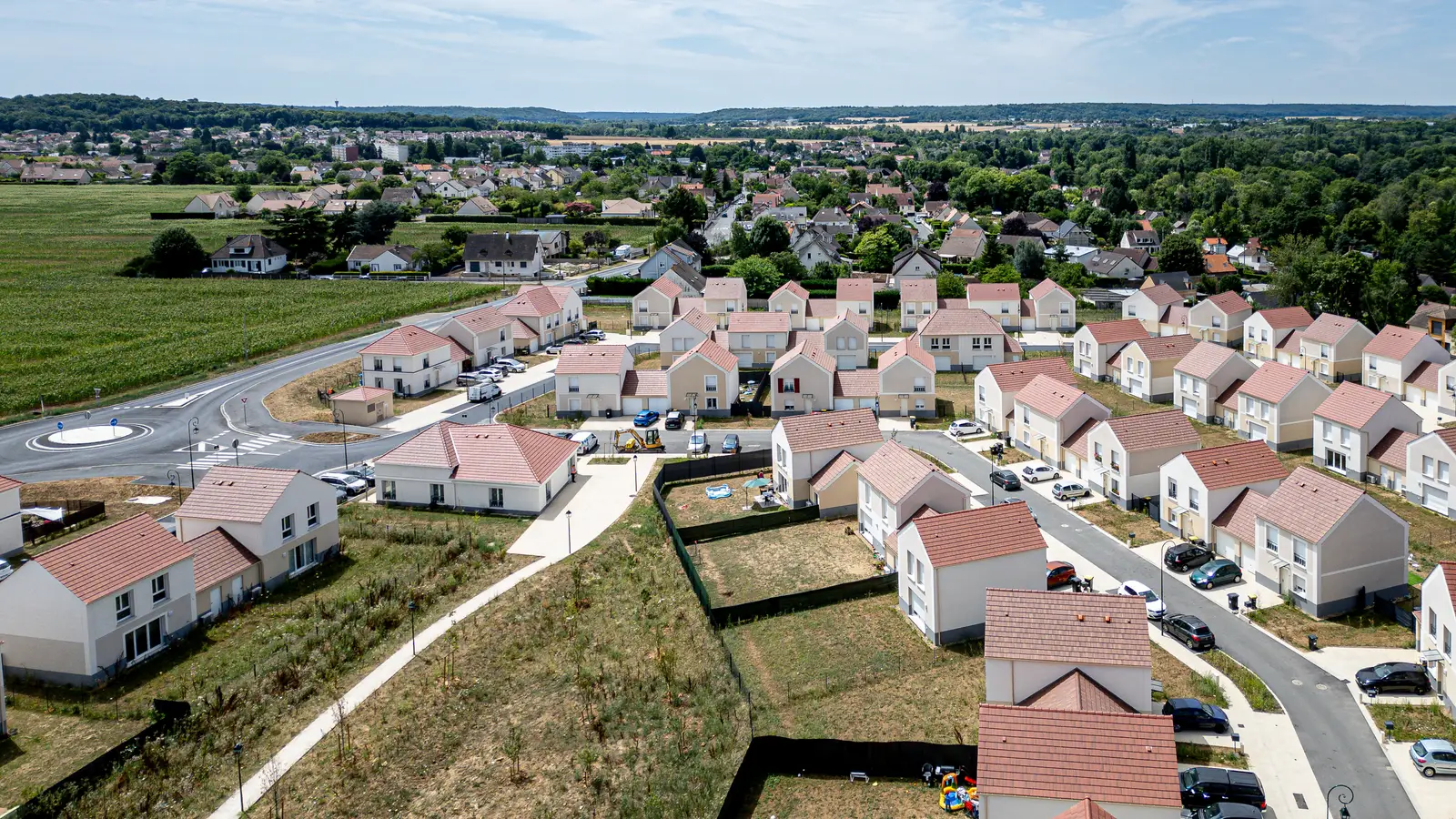DOMAINE DE SAUSSAY à Ballancourt-sur-Essonne — vue du programme neuf