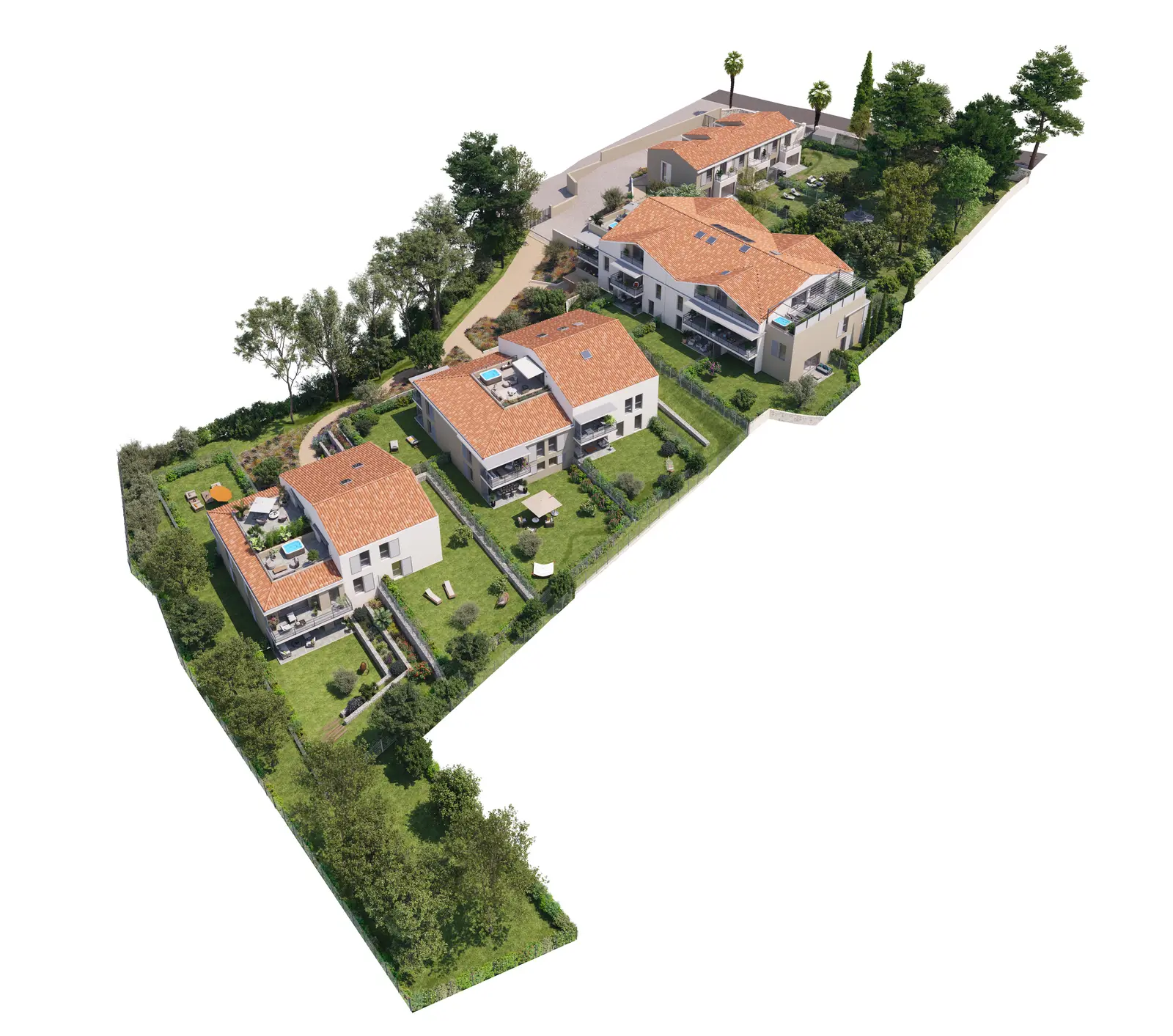 DOMAINE EDEN DU CAP à Toulon — vue du programme neuf