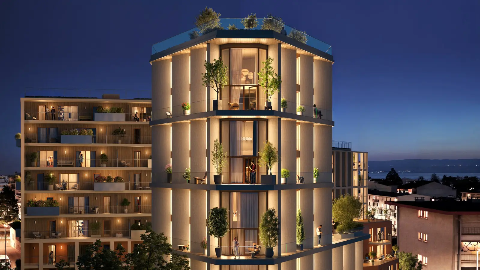 Éclat Léman, development visual in THONON-LES-BAINS