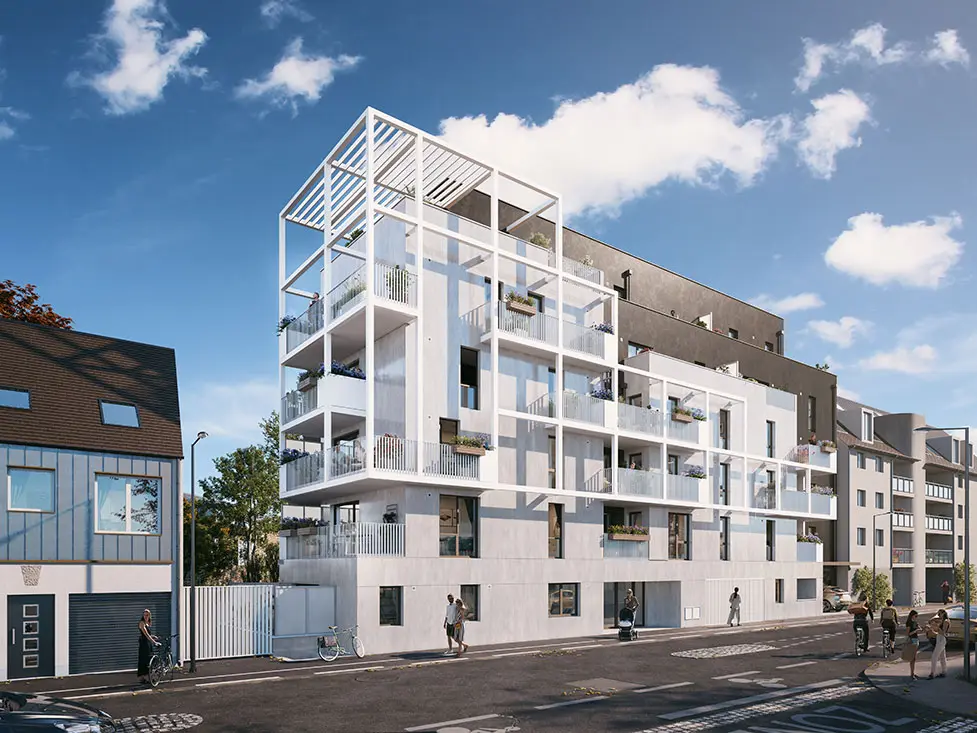 Eclat - Libre à Rennes — vue du programme neuf