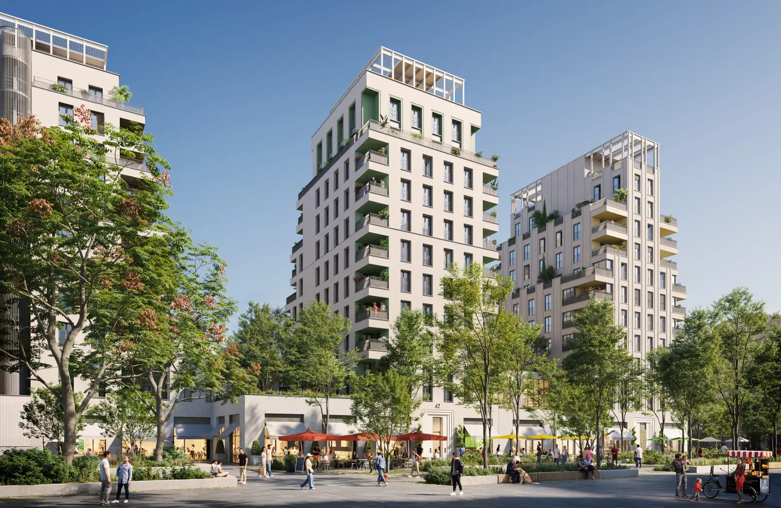 EGERIE à Villeurbanne — vue du programme neuf